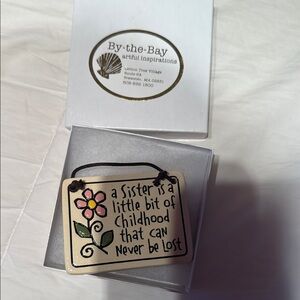 Ornament ceramic decor New in box